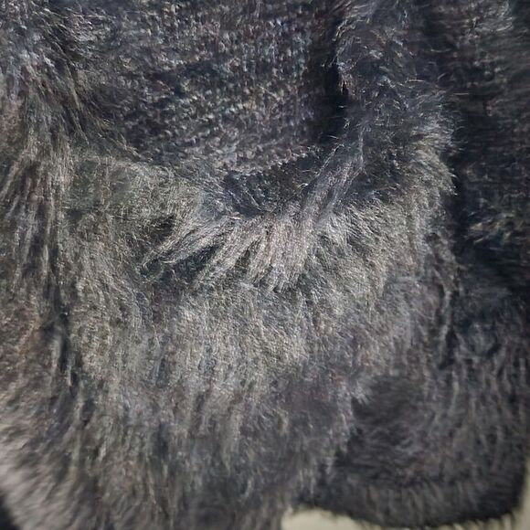 Colleen Lopez cardigan black open front cozy comfy 2X - Picture 3 of 5